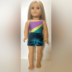 American Girl McKenna Brooks Gymnastics Leotard and Shorts 2012